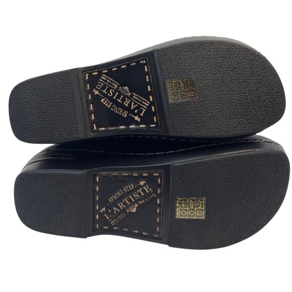 L'Artiste by Spring Step Women's Burbank Clog Leather Size 41 - Picture 8 of 11